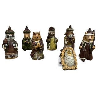 Woodland Animal Nativity Set of 7