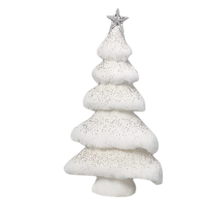 White Glitter Fur Tree