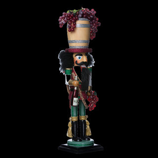 19" Hollywood Nutcrackers™ Wine Barrel Hat Nutcracker