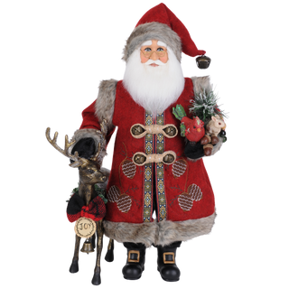 Karen Didion Reindeer Joy Santa