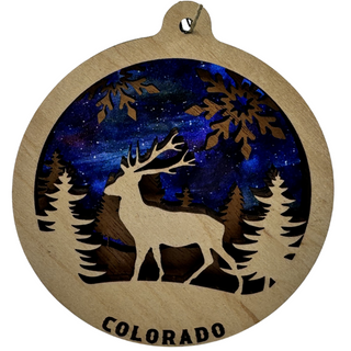 Elk Profile Silhouette CO