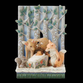 Baby Jesus and Animals Figurine