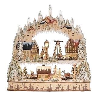 Woodworks Lit Pyramid Scene