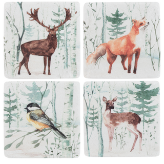 Woodland Animal Coaster (4 pc. set)