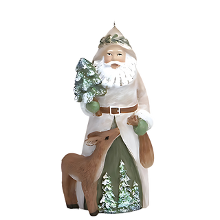 Lodge Santa Ornament