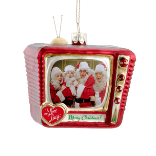 Glass Lucy TV Ornament