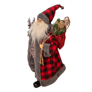 Kringles Red and Grey Santa
