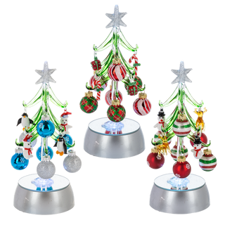 Light Up Christmas Tree with Ornaments - Winter