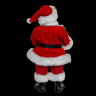 10.5 Inch Fabriche Santa With Donuts