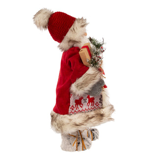Kringles Santa Holding Gift Boxes