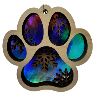 Colorful Paw Orn