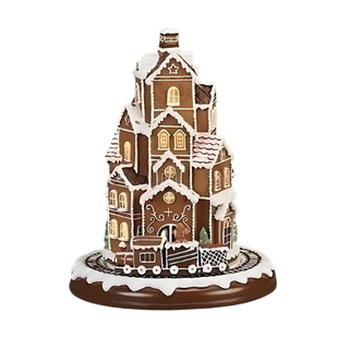 Lighted Musical Gingerbread Tower