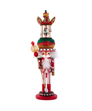 15" Hollywood Nutcrackers™ Musical Carousel Hat Nutcracker