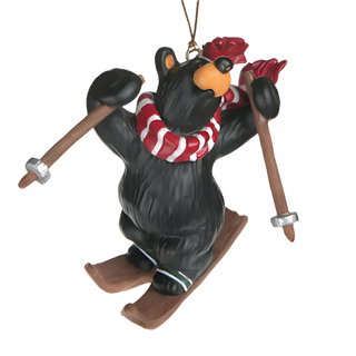 Bearfoots Bear Freestyle Skier Ornament