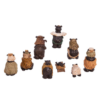 Bear Nativity Set of 9