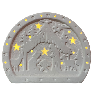 Lighted Nativity Scene