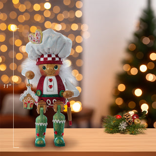 Baker Boy Shelf Sitter Nutcracker