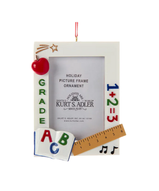 Grade School Picture Frame Ornament