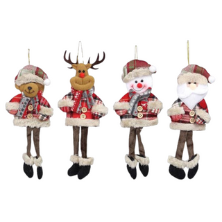 Wool Country Christmas Ornaments