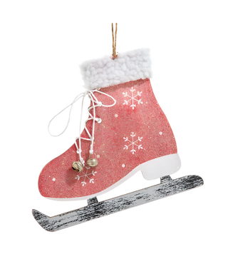 Glitter Ice Skate Ornament