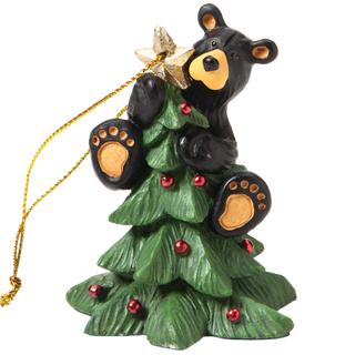 Bearfoots Tree Topper Bear Ornament