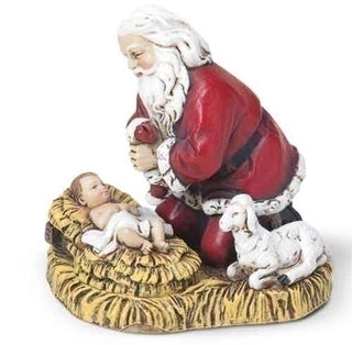 Kneeling Santa Orn