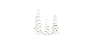 Snow Forest Tree Set 3