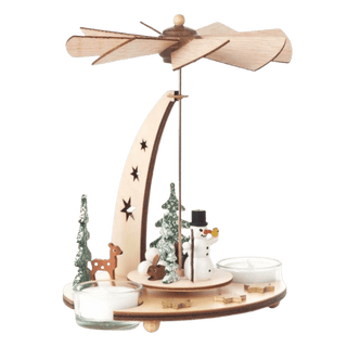 Dregeno Snowman Scene Pyramid