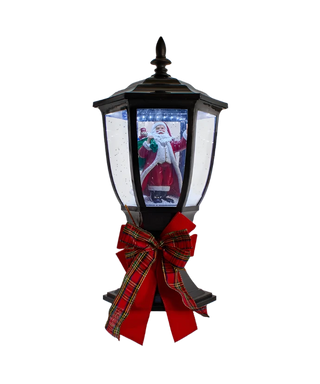 Musical Santa Lamppost