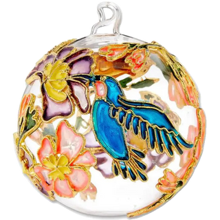 Cloisonne Hummingbird Ball