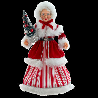 17.25" Kringles Peppermint Mrs. Claus