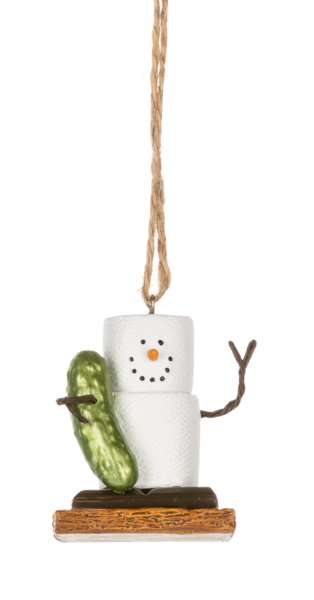 S'mores Christmas Pickle Ornament