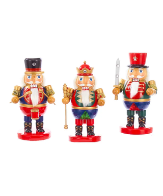 Chubby Soldier and King Nutcrackers
