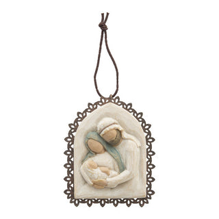 Holy Family Metal Edged Orn