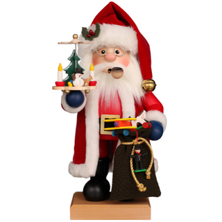 Santa Claus With Pyramid and Gifts