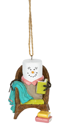 Smores Reader Ornament