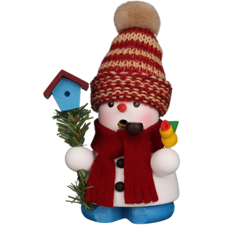 Christian Ulbricht Snowman with Birdhouse Smoker