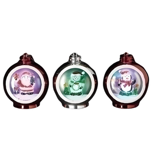 LED Orn  Penguin, Santa, SM