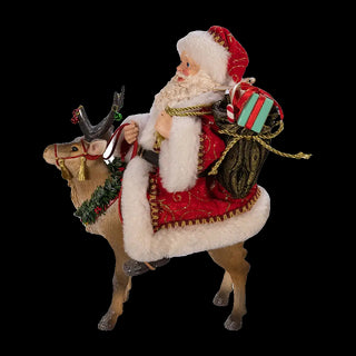 Fabriche Santa on Reindeer