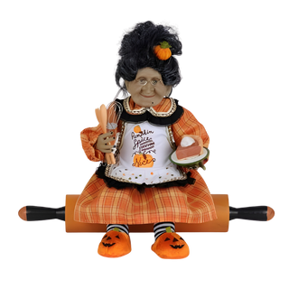 Pumpkin Spice Granny on Rolling Pin