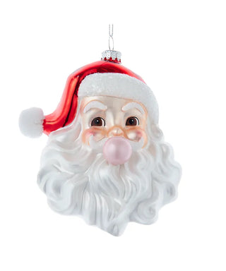 Santa Head With Bubble Gum