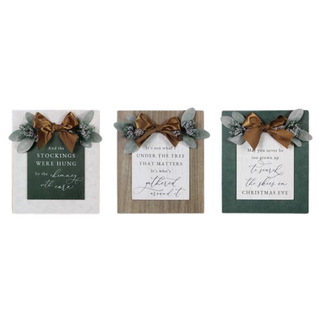 Wood Wintergreen Box Signs 3A