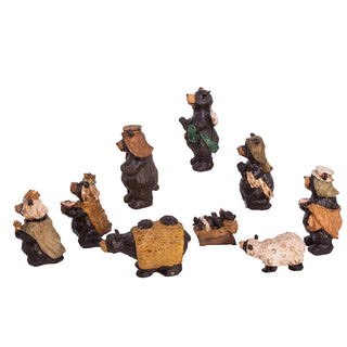 Bear Nativity Set of 9