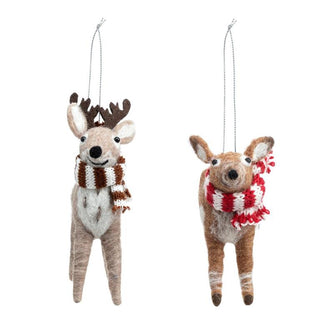 Felt Deer Ornaments 2A