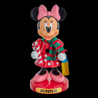 10" Disney© Minnie Mouse With Candy Cane Nutcracker