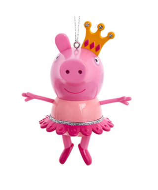Peppa w Crown Ornament