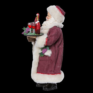 11.5" Fabriché™ Wine Holding Santa