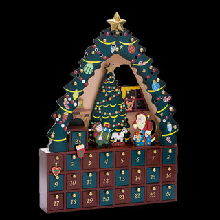 16"XMAS TREE 24PC ADVENT CALENDAR