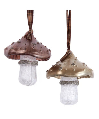 Rustic Glam Mushroom Orn, 2A