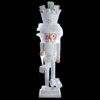 18" Hollywood Nutcrackers™ White King With Gifts Nutcracker